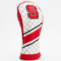 North Carolina State Wolfpack Stripe Quilted Golf Fairway Headcover