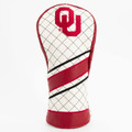 Oklahoma Sooners Stripe Quilted Golf Fairway Headcover