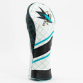 San Jose Sharks Stripe Quilted Golf Fairway Headcover