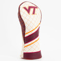 Virginia Tech Hokies Stripe Quilted Golf Fairway Headcover