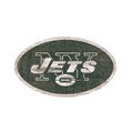 New York Jets Distressed Logo Cutout Sign