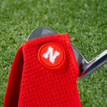 Nebraska Cornhuskers Magnetic Embroidered Golf Towel