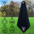 Las Vegas Raiders Magnetic Embroidered Golf Towel