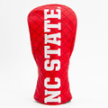 North Carolina State Wolfpack Solid Quilted Golf Fairway Headcover