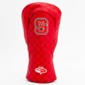 North Carolina State Wolfpack Solid Quilted Golf Fairway Headcover