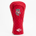 Wisconsin Badgers Solid Quilted Golf Fairway Headcover