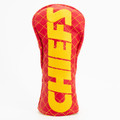 Kansas City Chiefs Solid Quilted Golf Fairway Headcover