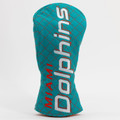 Miami Dolphins Solid Quilted Golf Fairway Headcover