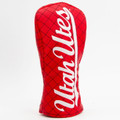 Utah Utes Solid Quilted Golf Fairway Headcover