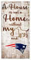 New England Patriots House is Not a Home Sign