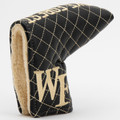Wake Forest Demon Deacons Solid Quilted Tour Blade Golf Putter Cover