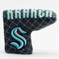 Seattle Kraken Solid Quilted Tour Blade Golf Putter Cover