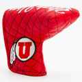 Utah Utes Solid Quilted Tour Blade Golf Putter Cover