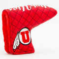 Utah Utes Solid Quilted Tour Blade Golf Putter Cover