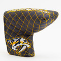 Nashville Predators Solid Quilted Tour Blade Golf Putter Cover