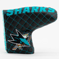 San Jose Sharks Solid Quilted Tour Blade Golf Putter Cover