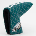 Philadelphia Eagles Solid Quilted Tour Blade Golf Putter Cover