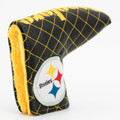 Pittsburgh Steelers Solid Quilted Tour Blade Golf Putter Cover