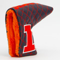Illinois Fighting Illini Solid Quilted Tour Blade Golf Putter Cover