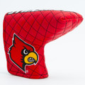 Louisville Cardinals Solid Quilted Tour Blade Golf Putter Cover