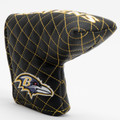Baltimore Ravens Solid Quilted Tour Blade Golf Putter Cover