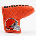 Cleveland Browns Solid Quilted Tour Blade Golf Putter Cover