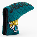 Jacksonville Jaguars Solid Quilted Tour Blade Golf Putter Cover