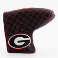 Georgia Bulldogs Solid Quilted Tour Blade Golf Putter Cover