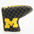 Michigan Wolverines Solid Quilted Tour Blade Golf Putter Cover