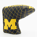 Michigan Wolverines Solid Quilted Tour Blade Golf Putter Cover
