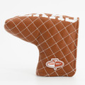 Texas Longhorns Solid Quilted Tour Blade Golf Putter Cover