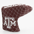 Texas A&M Aggies Solid Quilted Tour Blade Golf Putter Cover