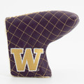 Washington Huskies Solid Quilted Tour Blade Golf Putter Cover