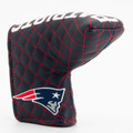 New England Patriots Solid Quilted Tour Blade Golf Putter Cover