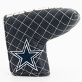 Dallas Cowboys Solid Quilted Tour Blade Golf Putter Cover