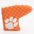 Clemson Tigers Solid Quilted Tour Blade Golf Putter Cover