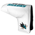 San Jose Sharks White Tour Blade Golf Putter Cover