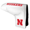 Nebraska Cornhuskers White Tour Blade Golf Putter Cover