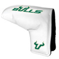 South Florida Bulls White Tour Blade Golf Putter Cover