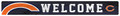 Chicago Bears 16" Welcome Strip
