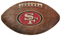 San Francisco 49ers Football Shaped Sign