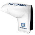 Citadel Bulldogs White Tour Blade Golf Putter Cover