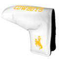 Wyoming Cowboys White Tour Blade Golf Putter Cover