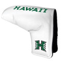 Hawaii Warriors White Tour Blade Golf Putter Cover
