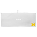 Michigan Wolverines 16" x 40" White Microfiber Golf Towel