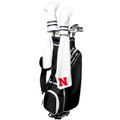 Nebraska Cornhuskers 16" x 40" White Microfiber Golf Towel