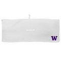 Washington Huskies 16" x 40" White Microfiber Golf Towel