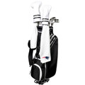New England Patriots 16" x 40" White Microfiber Golf Towel