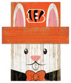 Cincinnati Bengals 6" x 5" Easter Bunny Head