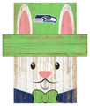 Seattle Seahawks 6" x 5" Easter Bunny Head